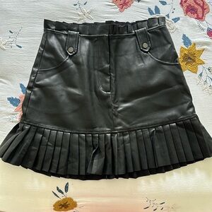 Zara leather skirt